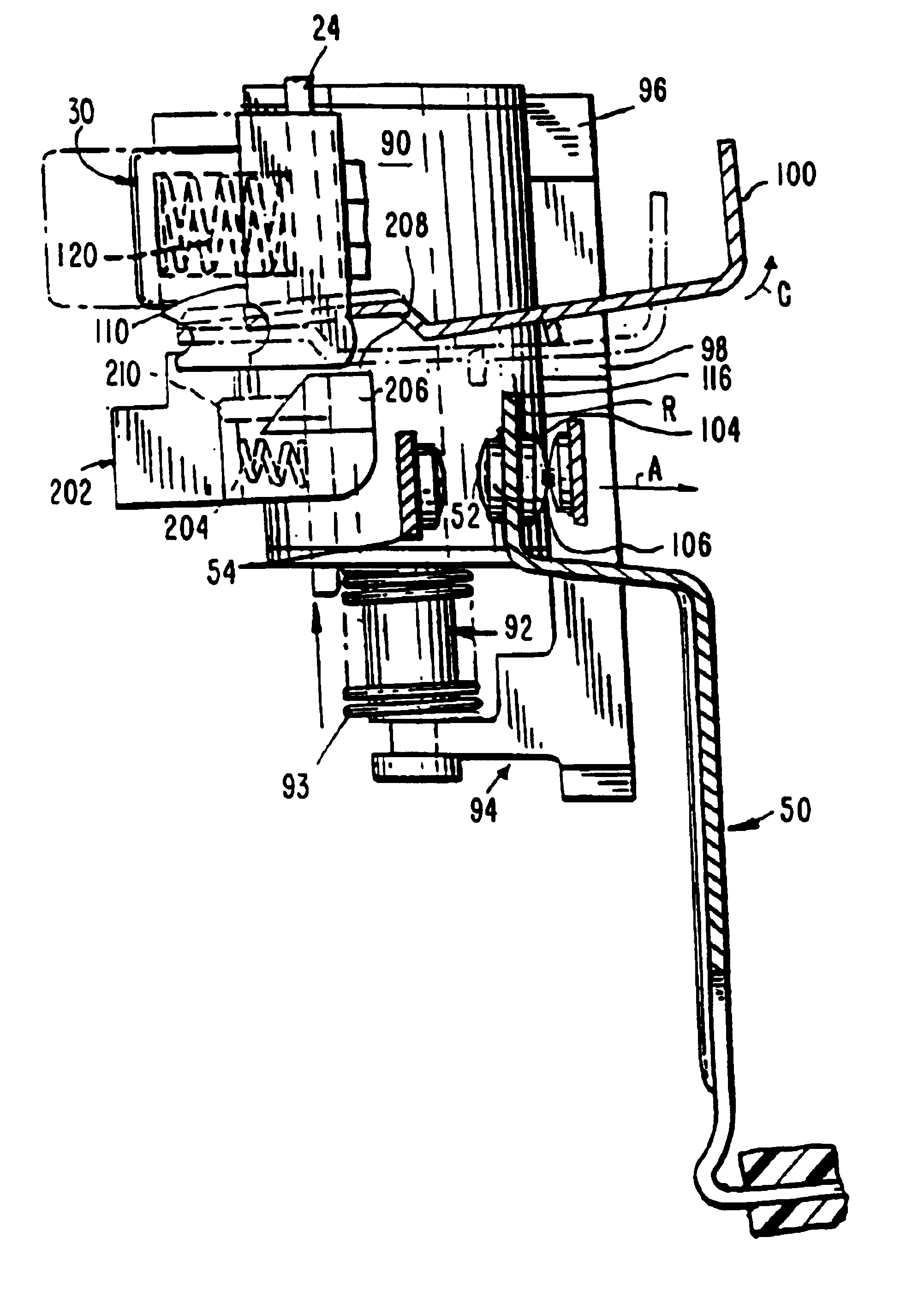 Pivot point reset lockout mechanism for a ground fault circuit interrupter