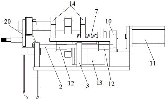 A feed type eccentric adjustable automatic polishing device