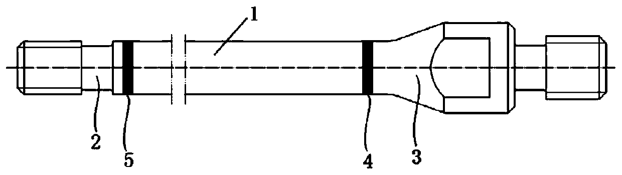 Anti-fatigue multilayer steel smooth sucker rod and processing process thereof