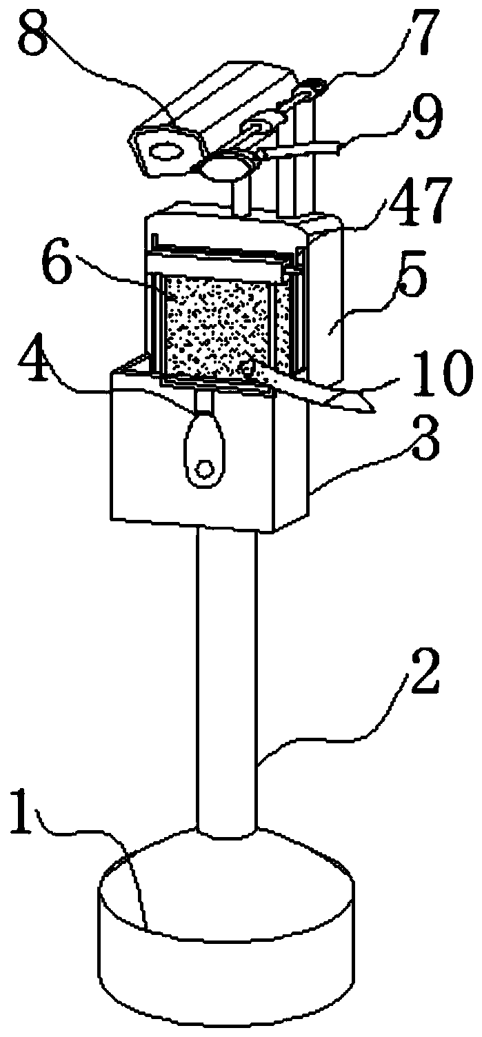 Environmental-friendly monitoring frame with strong cleaning function