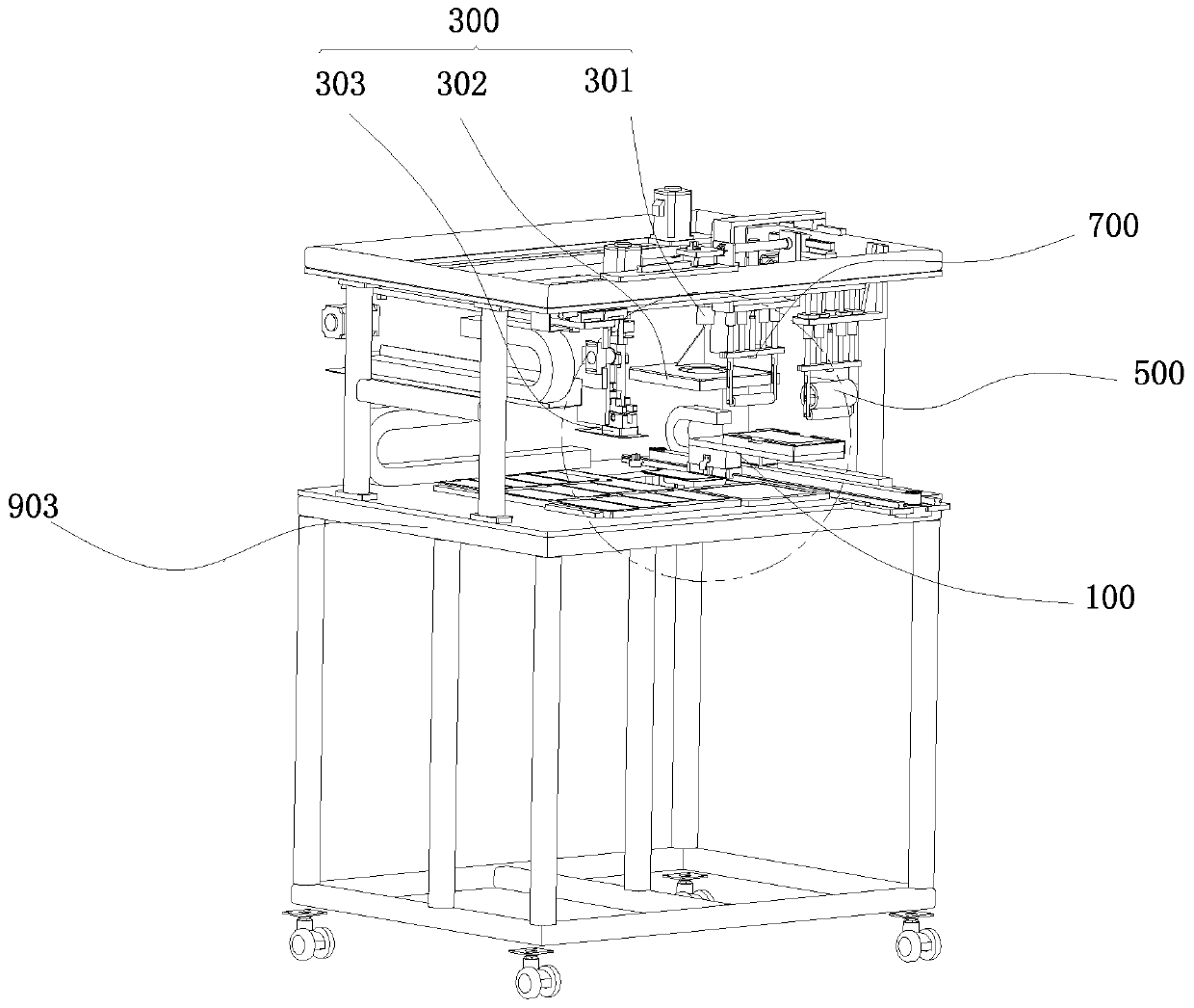 Self-service film sticking machine and film sticking method thereof