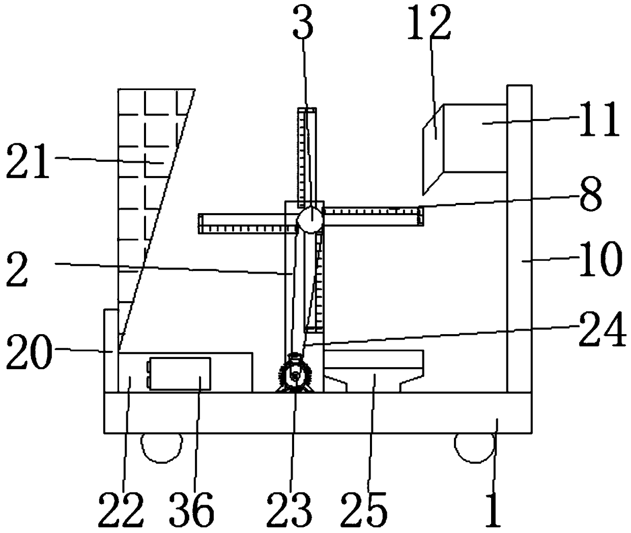 Dalbergia hupeana seedling culture device