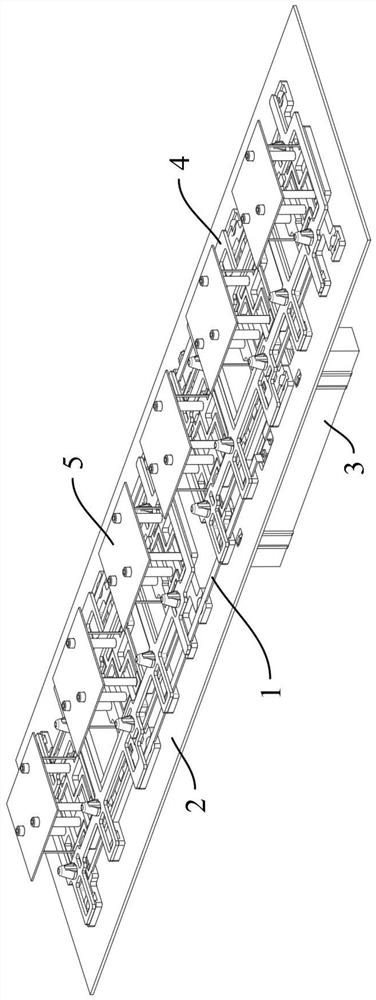 Power division network, 5G antenna module and assembling method of 5G antenna module