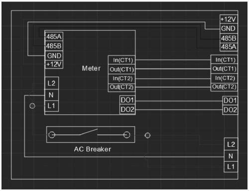 Electric energy monitoring system