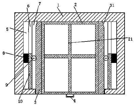 A storage rack device for items