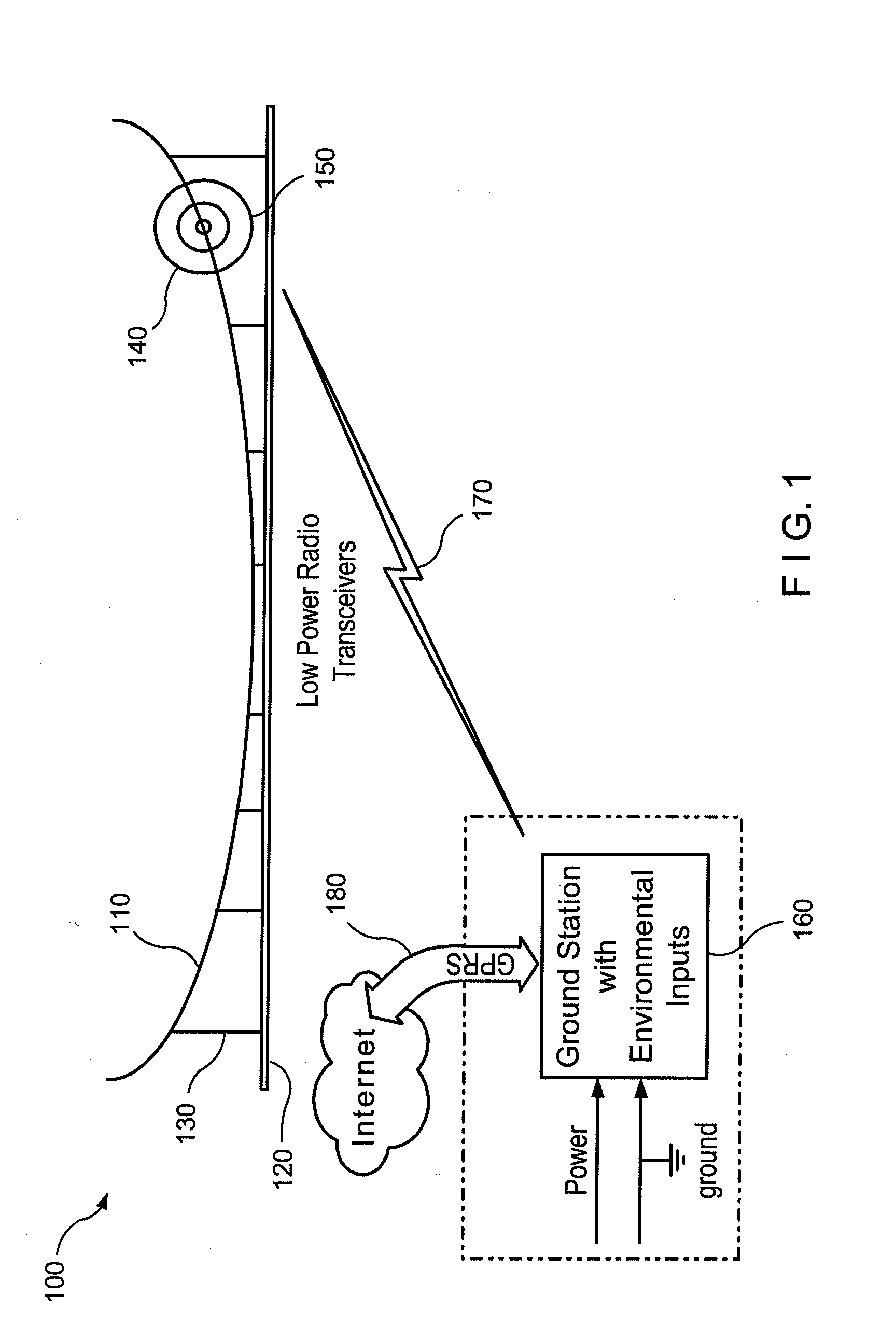 Overhead power line monitor