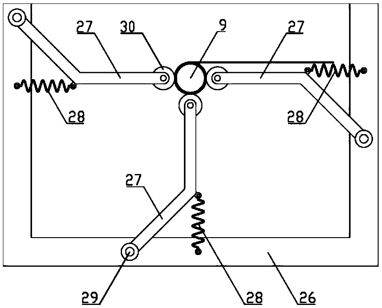 Self-adaptive rewinding device