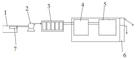 Integrated treating machine for electroplating sewage