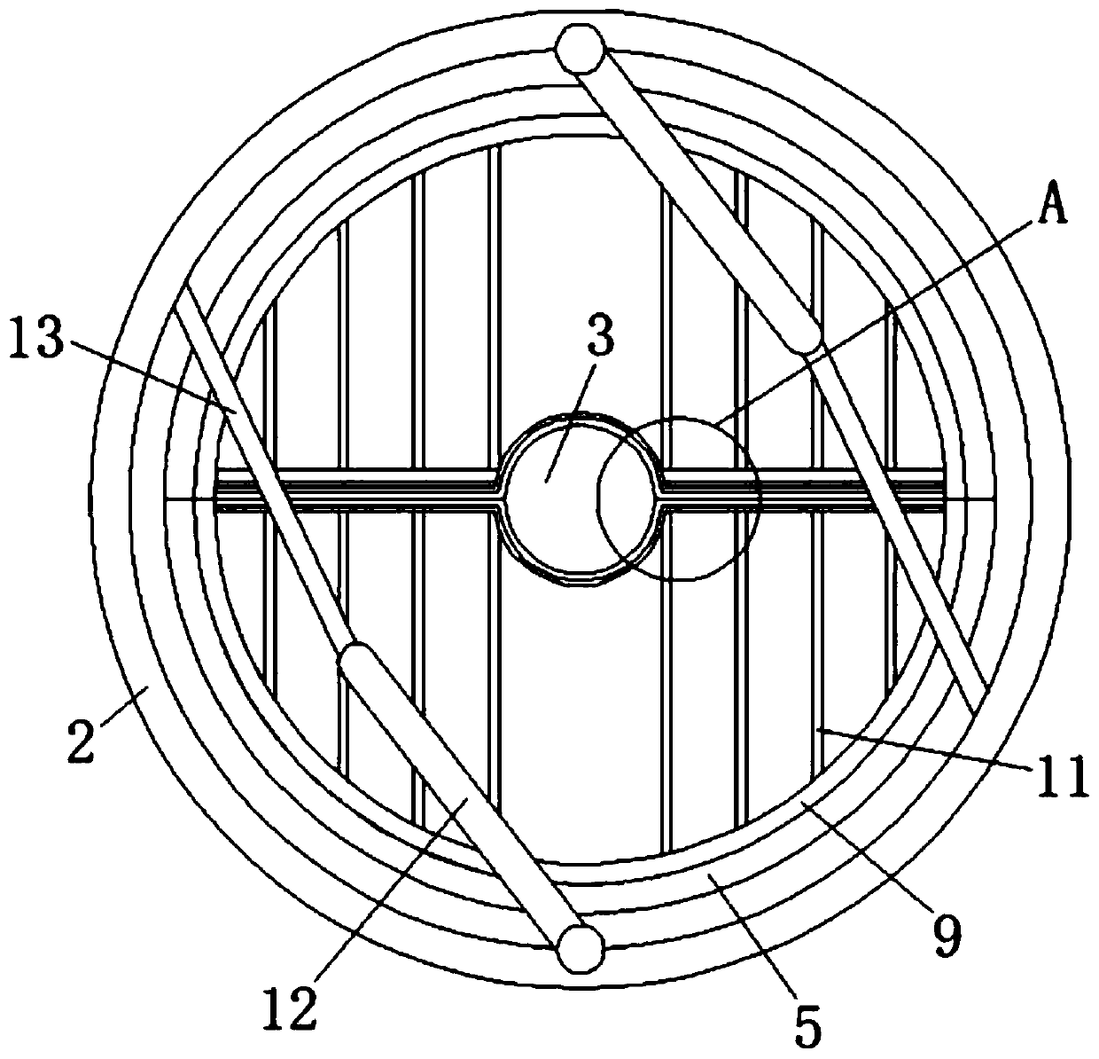 Rotary pencil holder facilitating selection