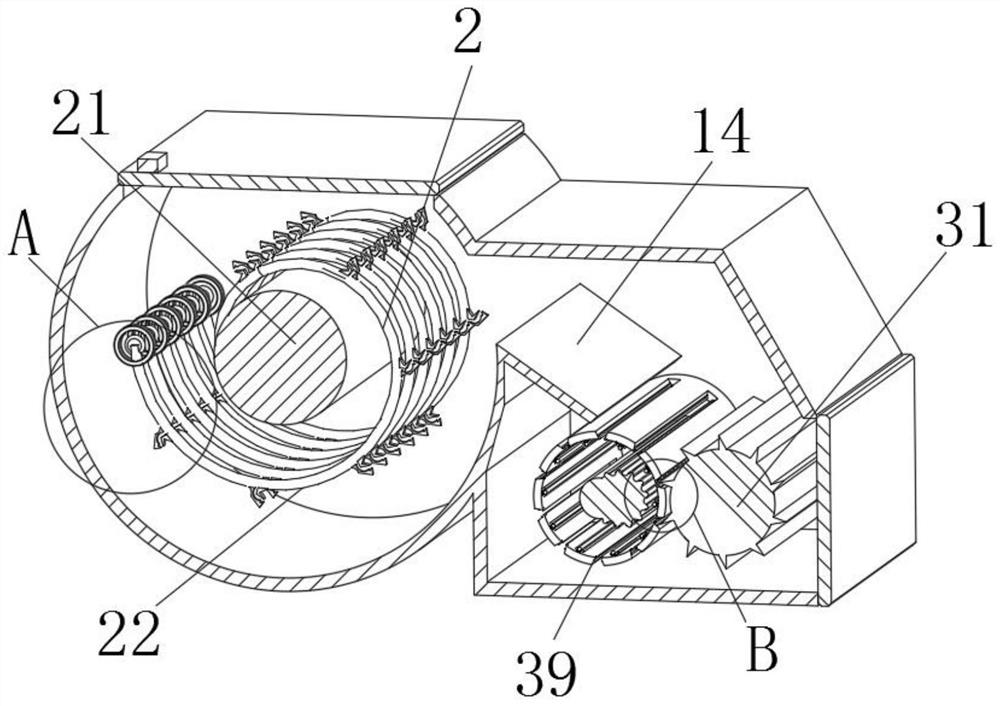 Crushing device for wood product manufacturing and recycling