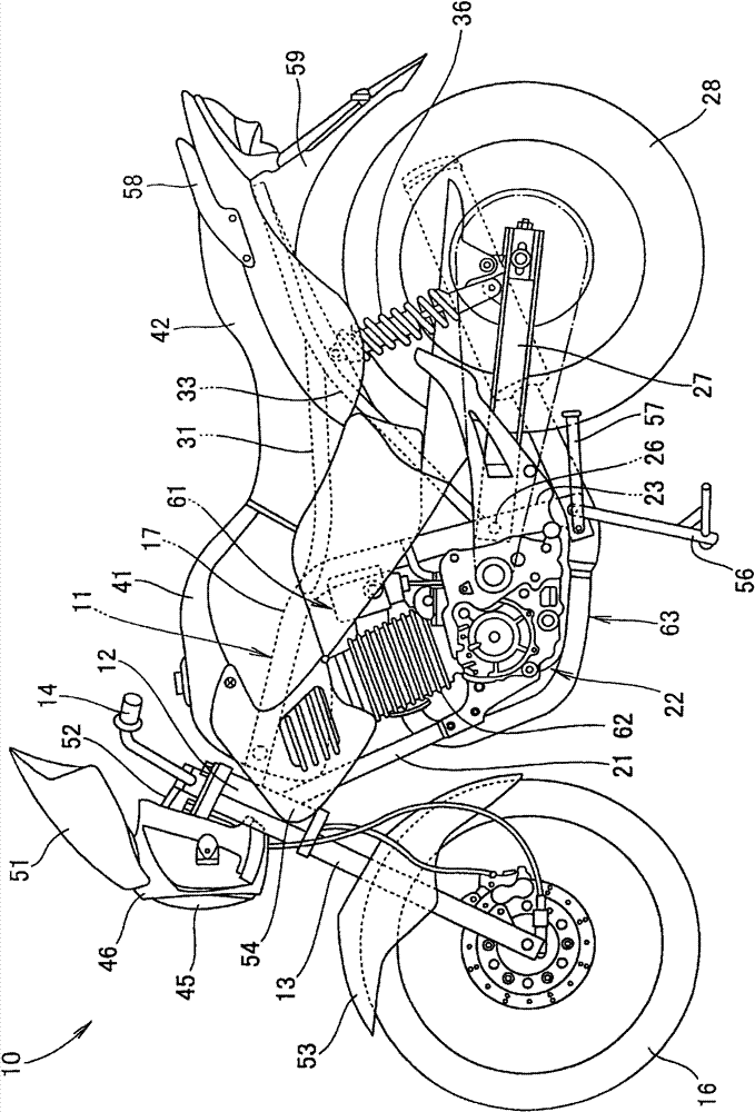 Head-light structure of motive bicycle