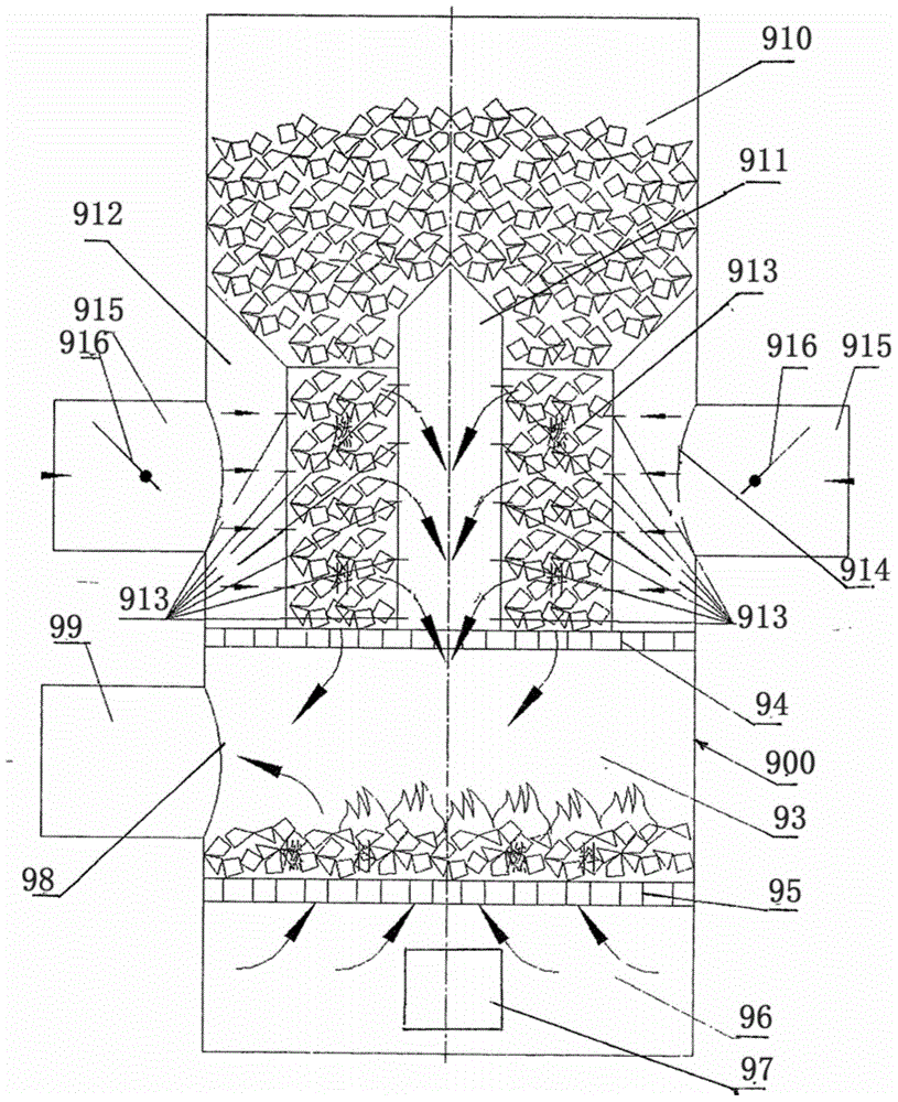 Combustion method and combustion device of solid fuel