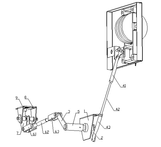 Interlocking device used for high-voltage switch equipment