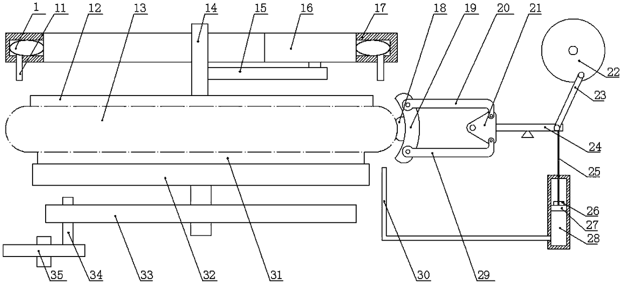 Polishing device for furniture plate