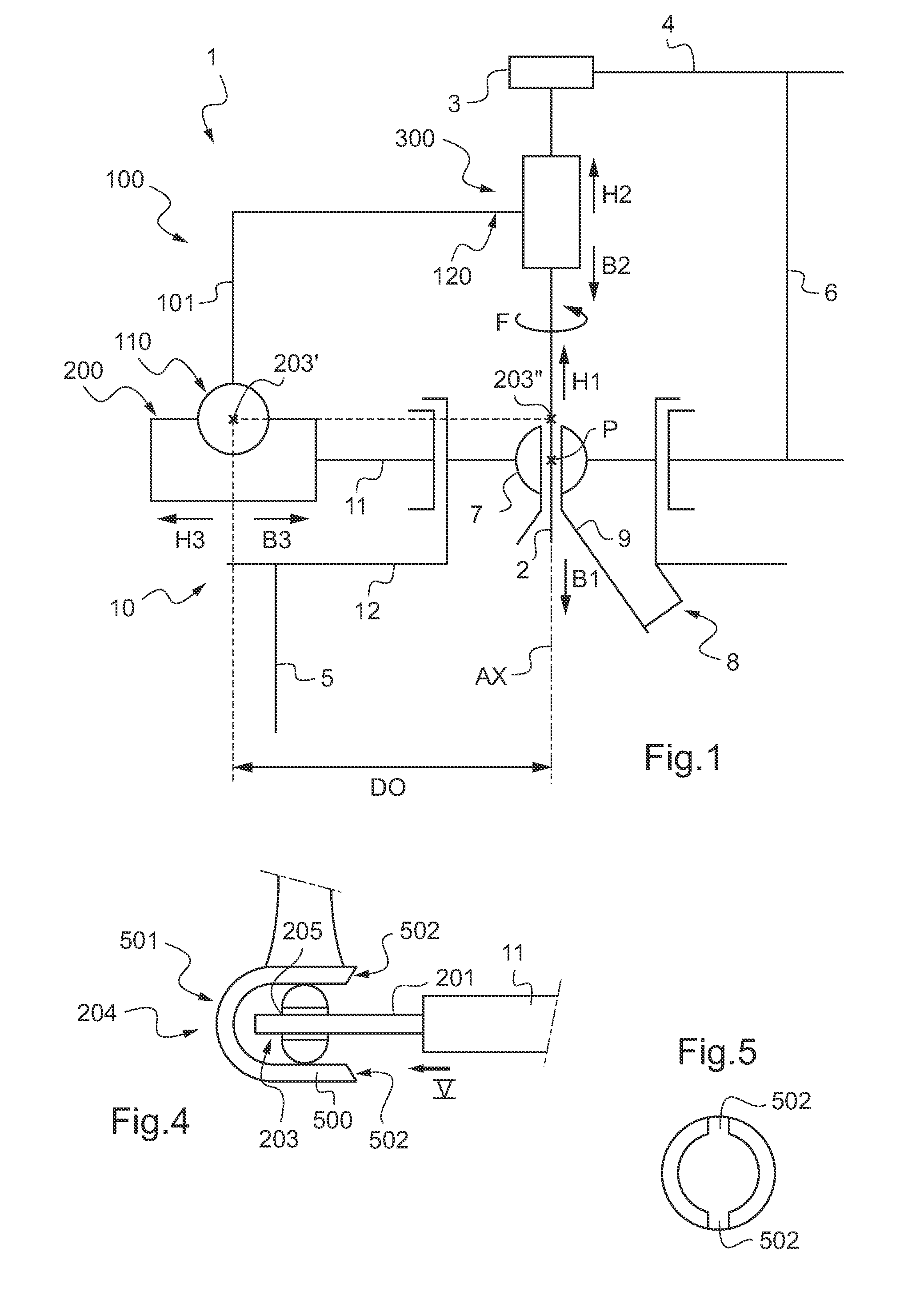 Set of cyclic swashplates for controlling the pitch of blades of a main rotor, and a rotor provided with such a set