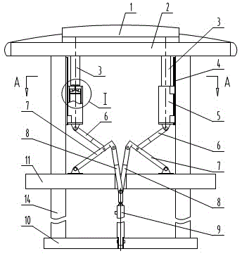 Active-extension energy-absorption bumper of minibus