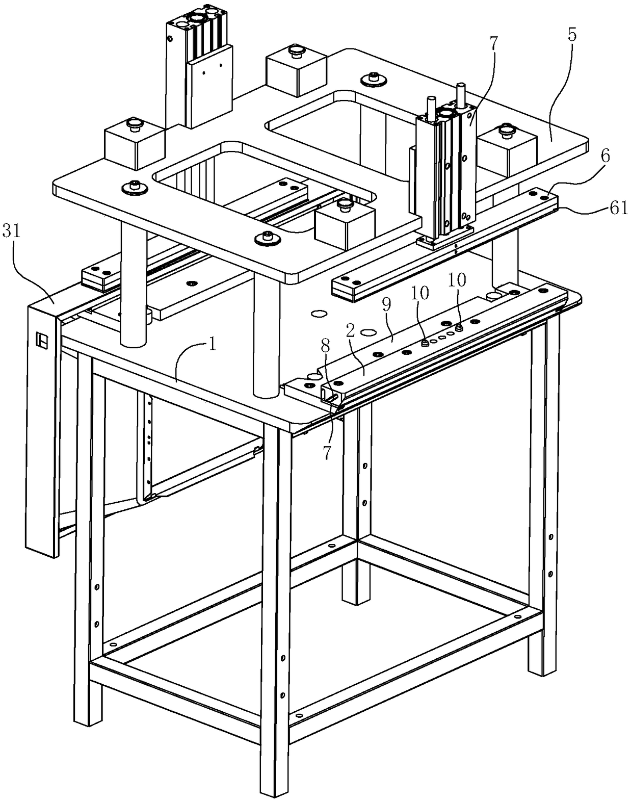 Heating bonding clamp