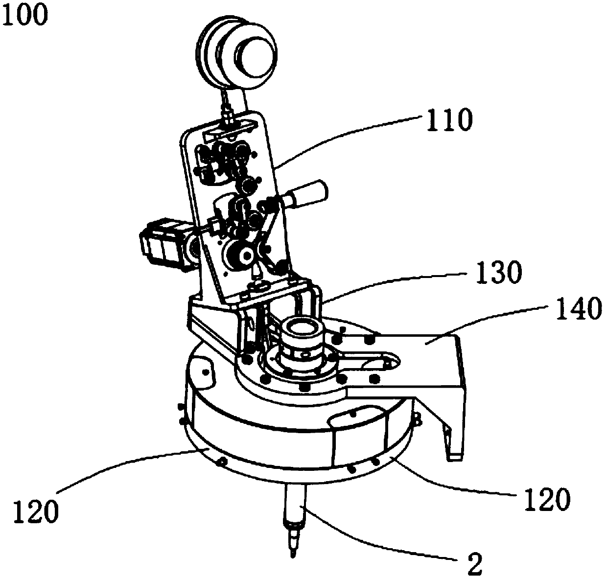 Laser cladding device