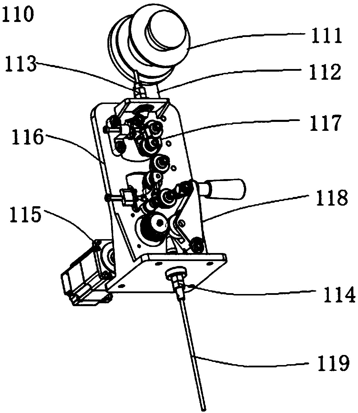 Laser cladding device