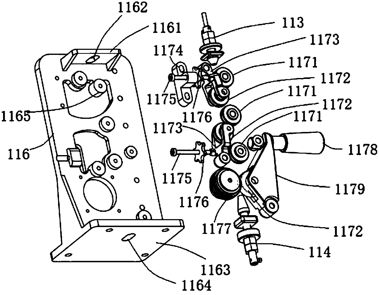 Laser cladding device