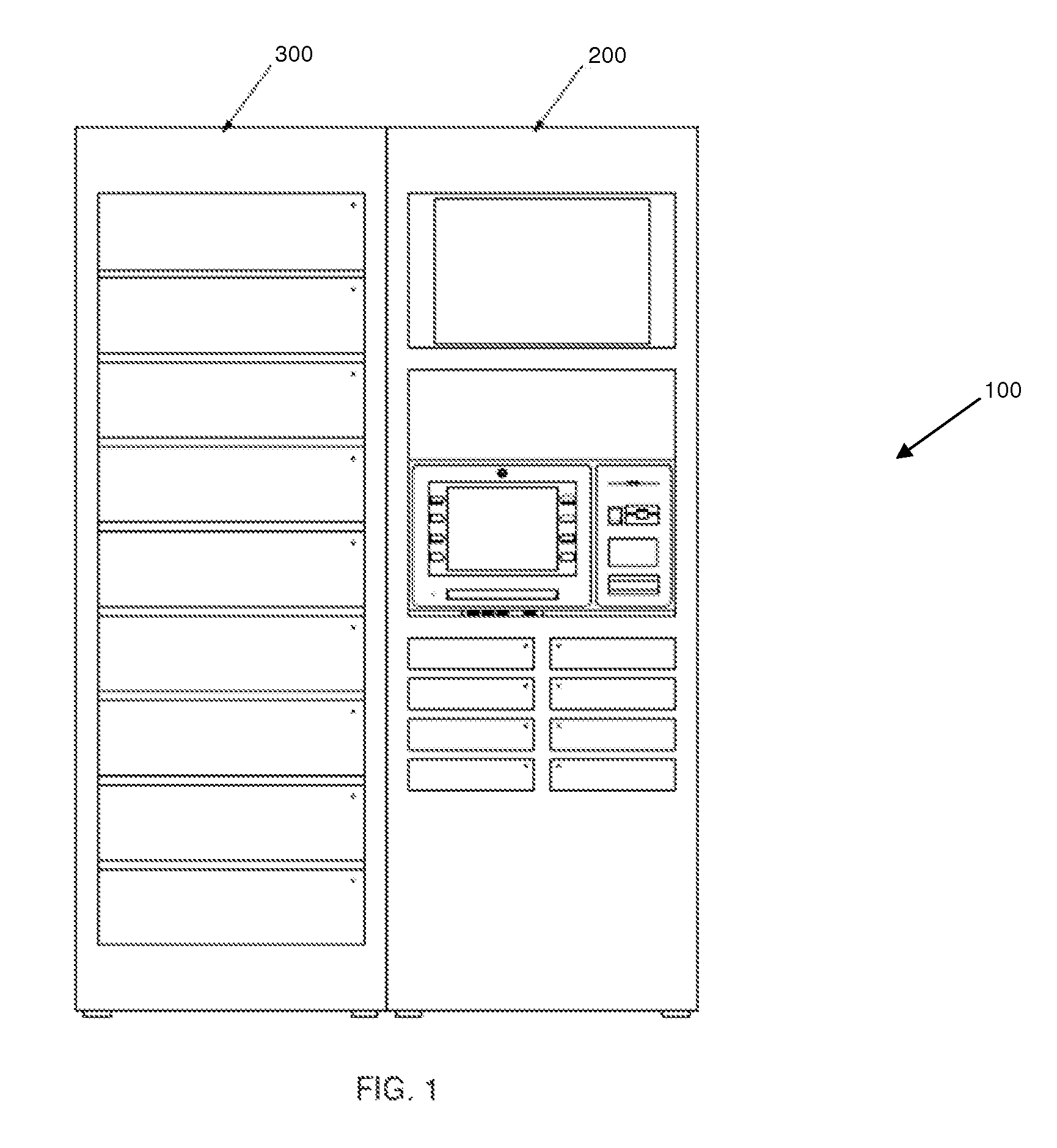 Automated article delivery and collecting machine