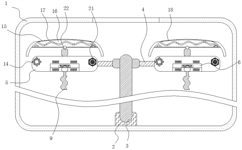 Liquid chemical raw material transportation wave absorbing device