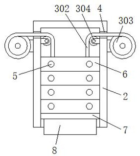 Steel bar machining bending mechanism with gravity pressurizing mechanism