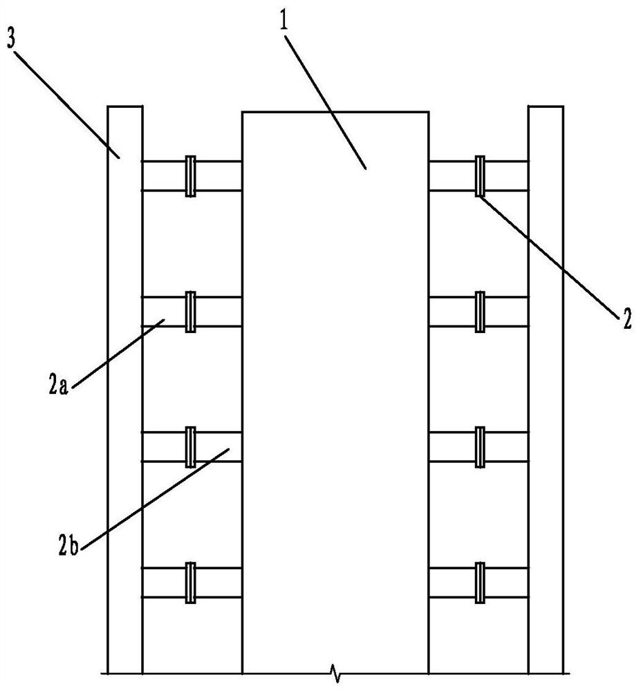 Coupling structure of single shear wall column and reinforcing method of single shear wall column