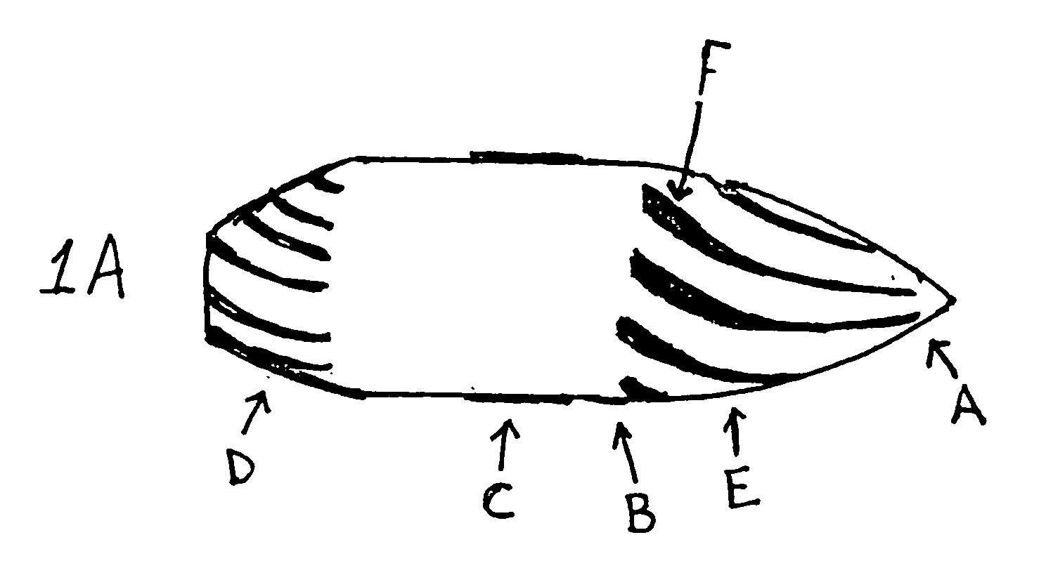 Bullet or Projectile With Spiral Grooves