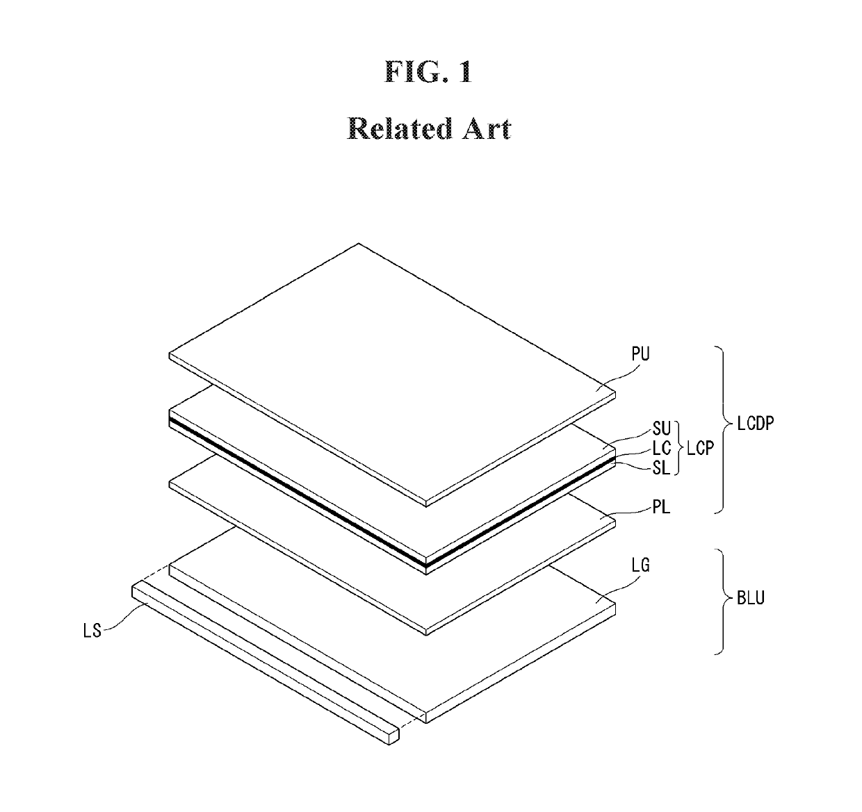 Liquid crystal display having light valve