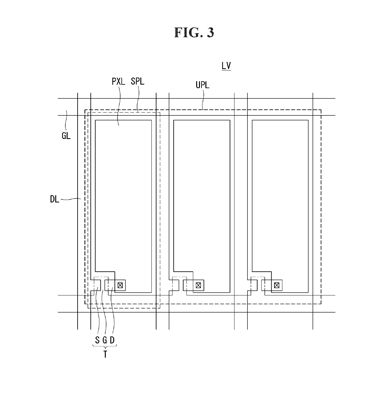 Liquid crystal display having light valve