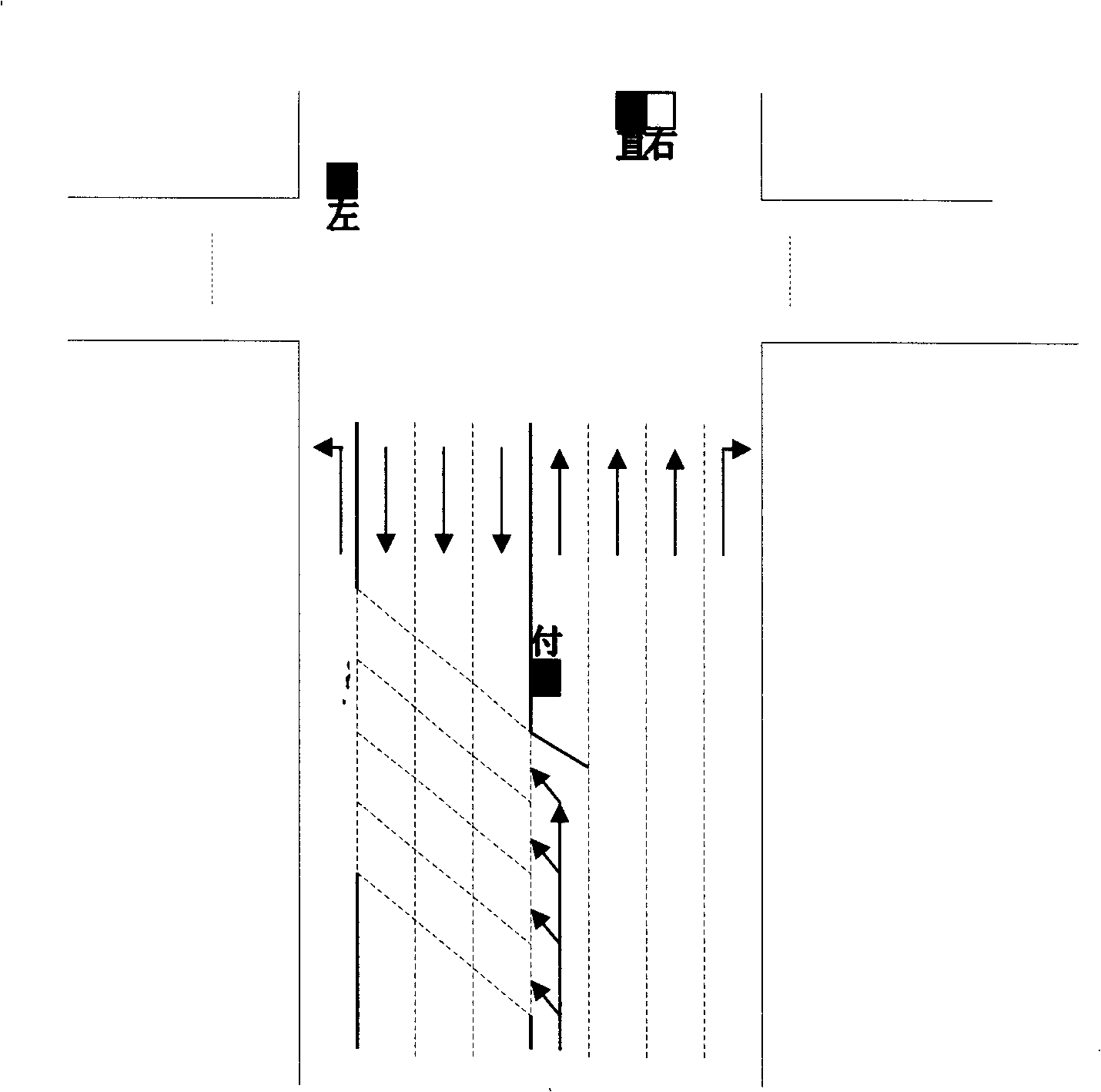 Traffic control method for road junction and traffic signal controller