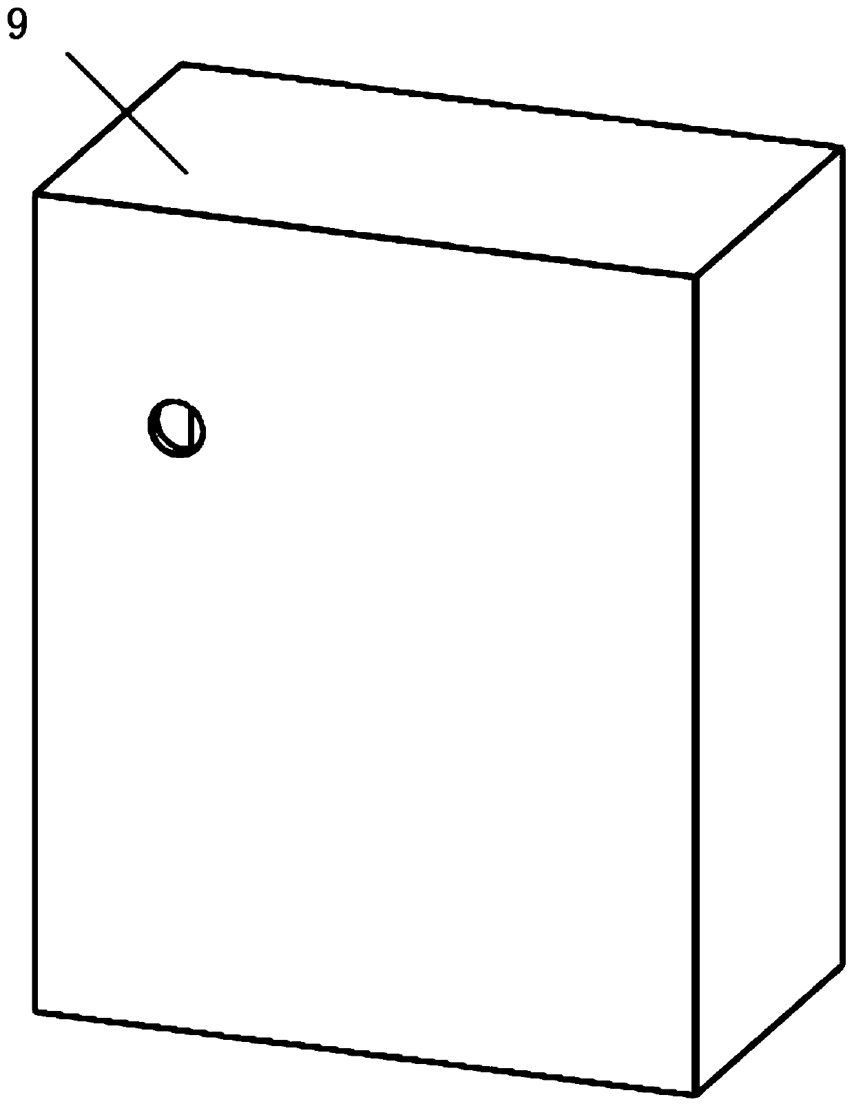 Magnetoelectric laminated material current sensing device based on magnetic convergence effect