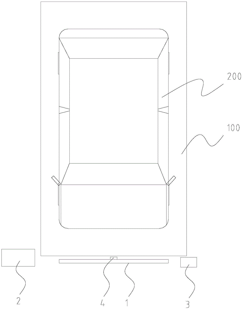 Mechanical parking garage unmanned control system and control method thereof