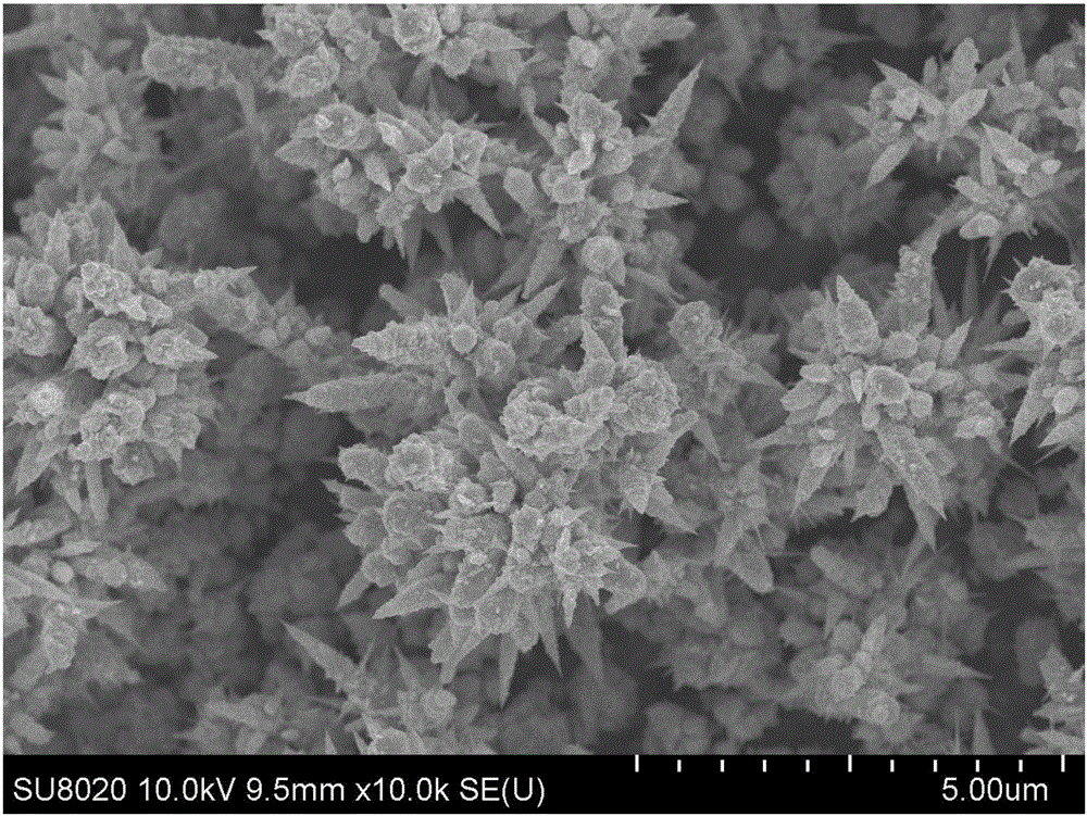 Method for preparing supported palladium catalyst electrode on basis of graphene-doped Nafion film modification