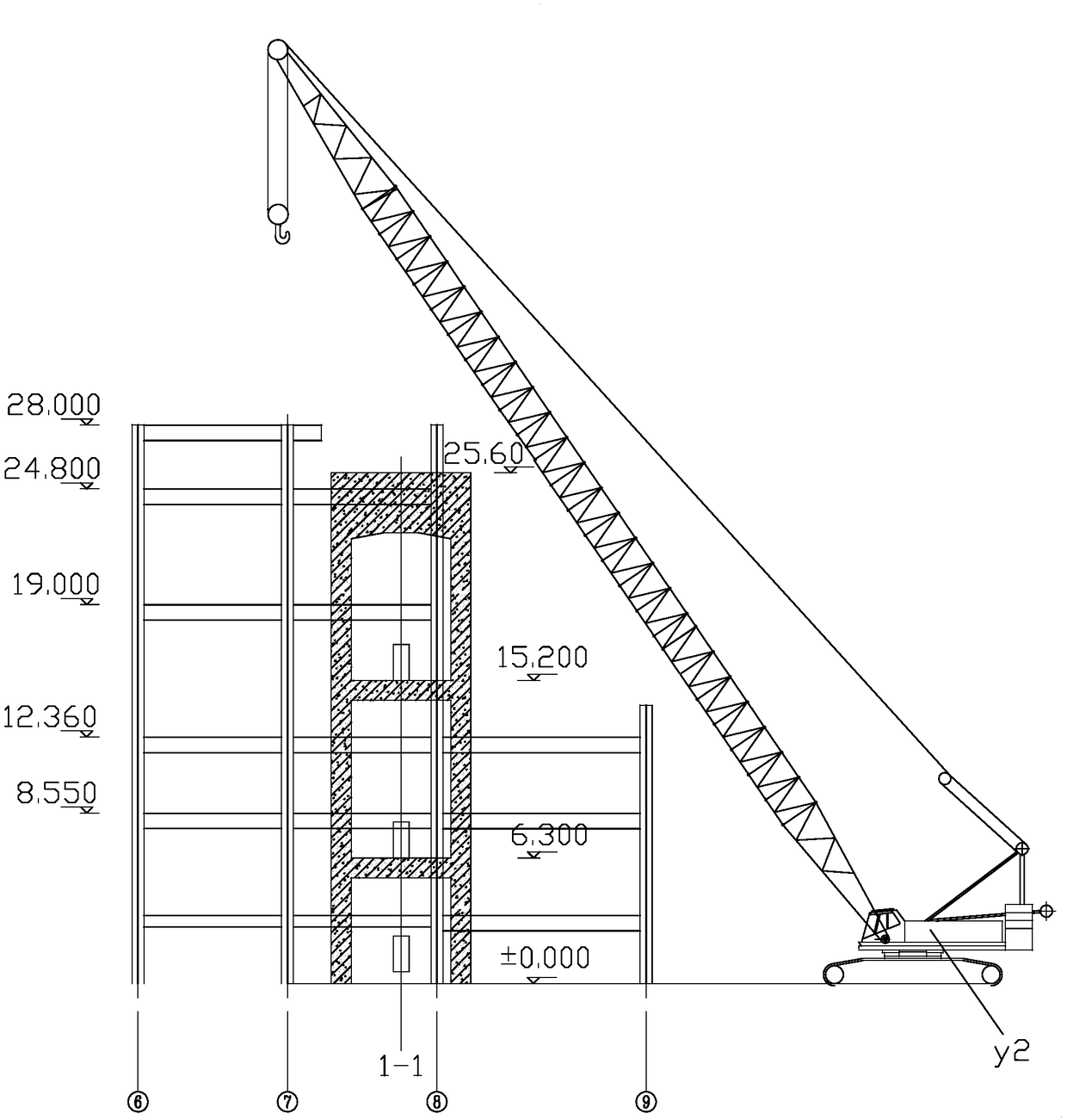 Electric furnace hearth insulation and furnace shell inverted installation technology