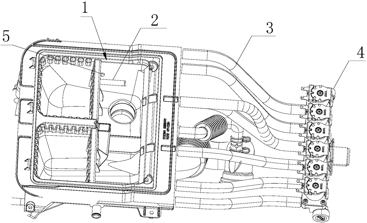 Washing machine and water inlet control method thereof