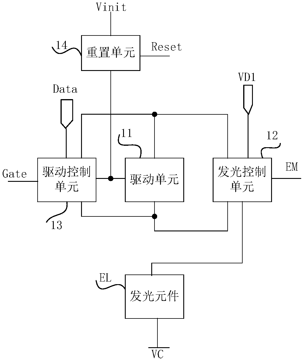 Pixel driving circuit, pixel driving method and touch display device