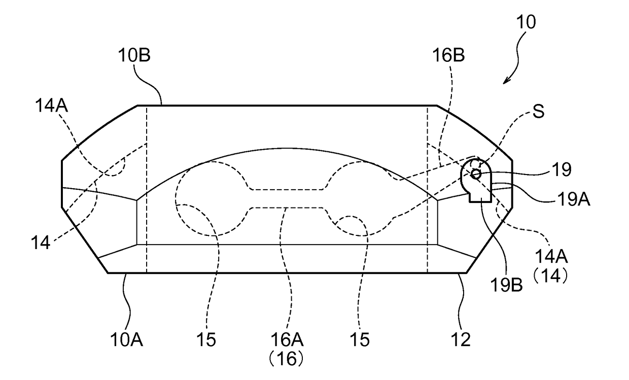 Caliper for disc brakes