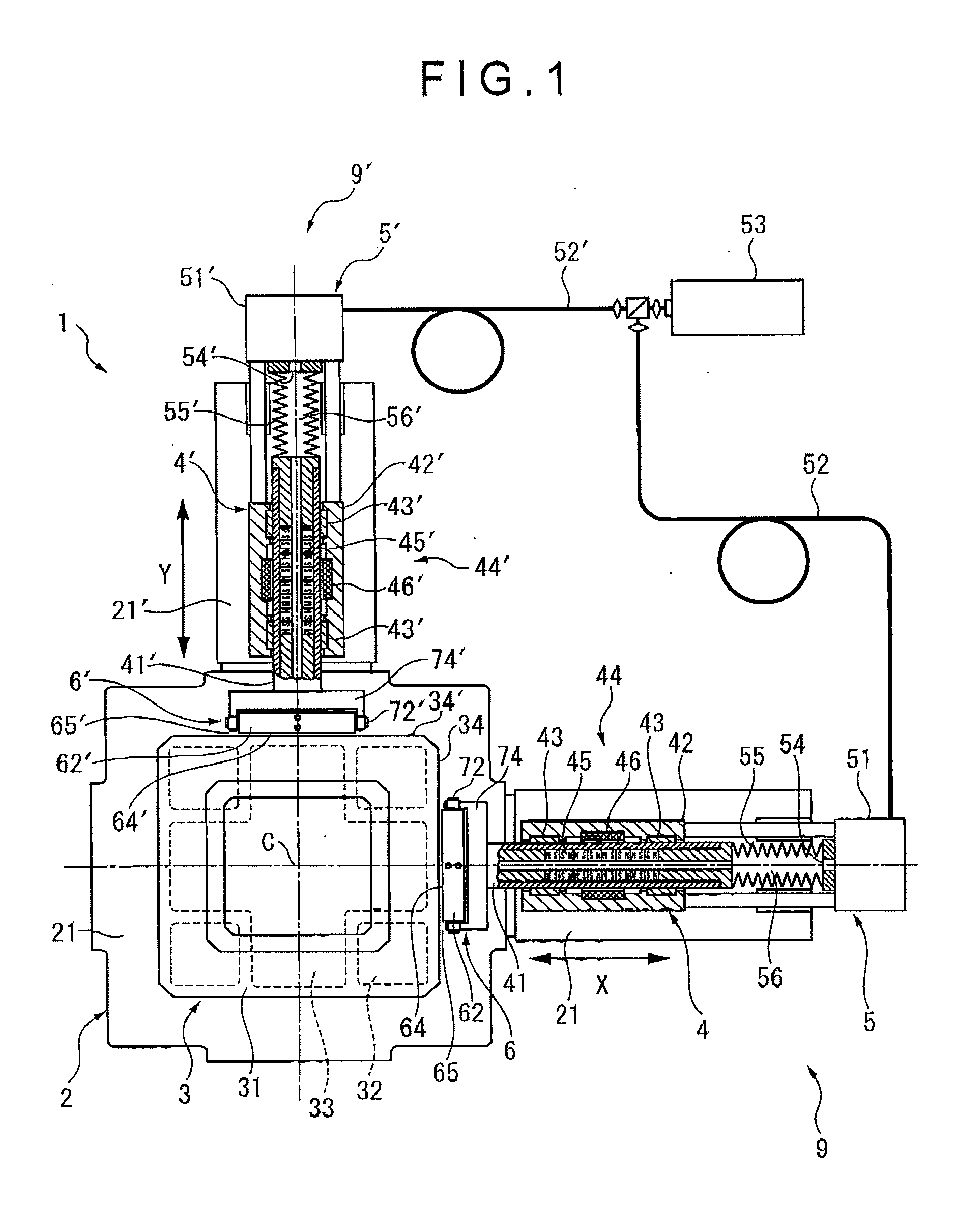 Two-dimension precision transfer equipment, three-dimension precision transfer equipment, and coordinate measuring machine