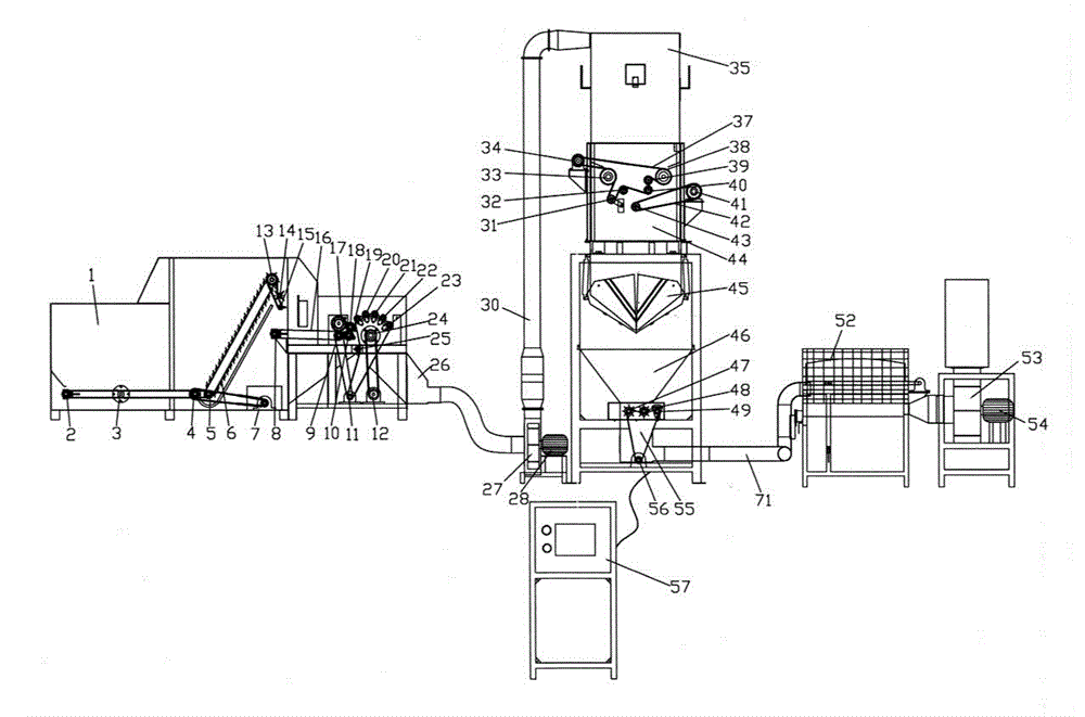 Pillow inner filling machine