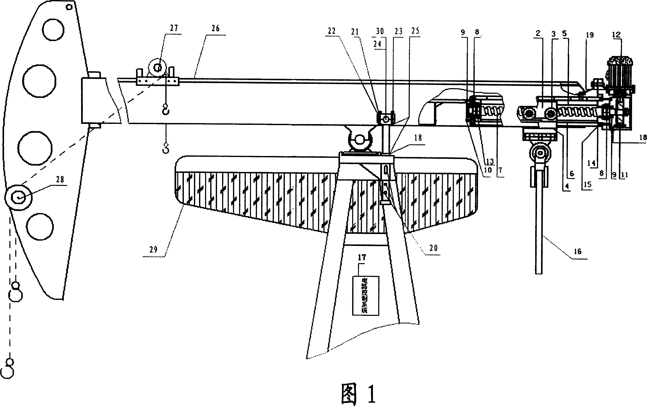 Supported auto-balancing self-service type pumping unit