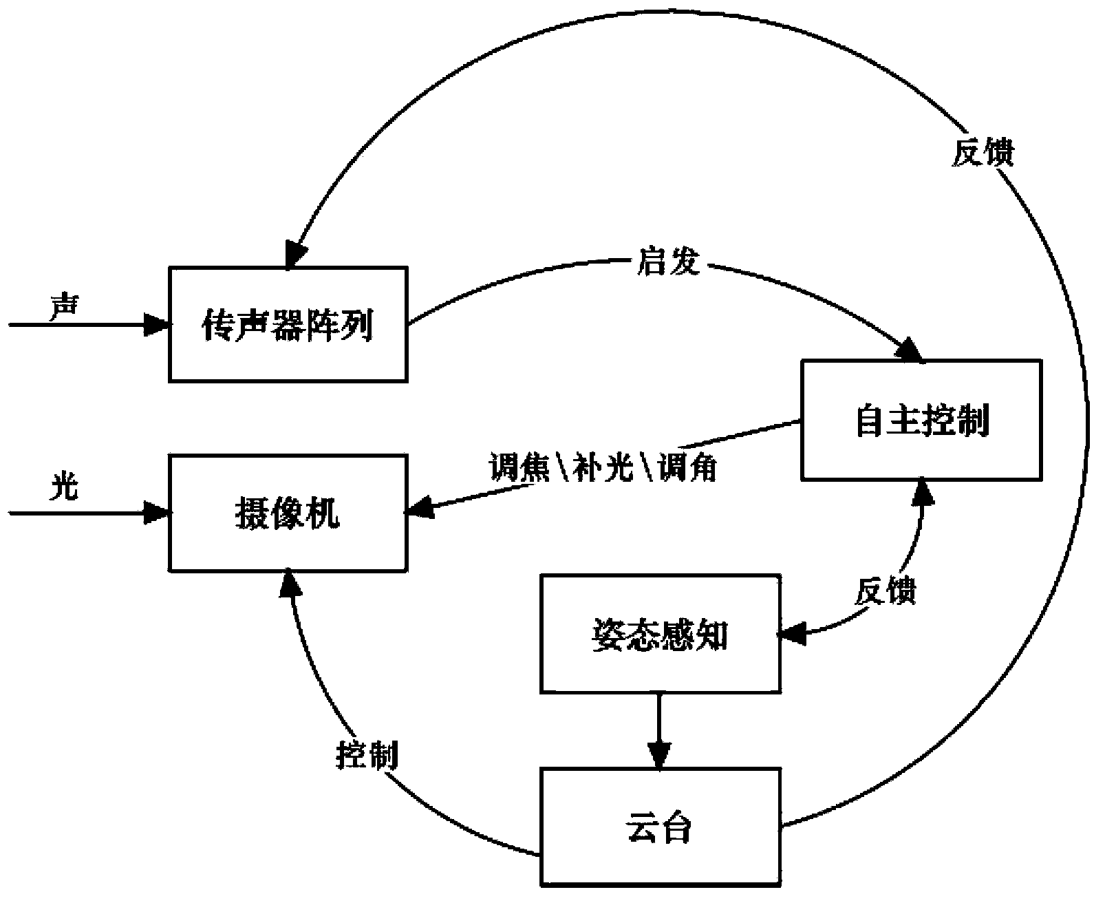 Audio and video fused monitoring method