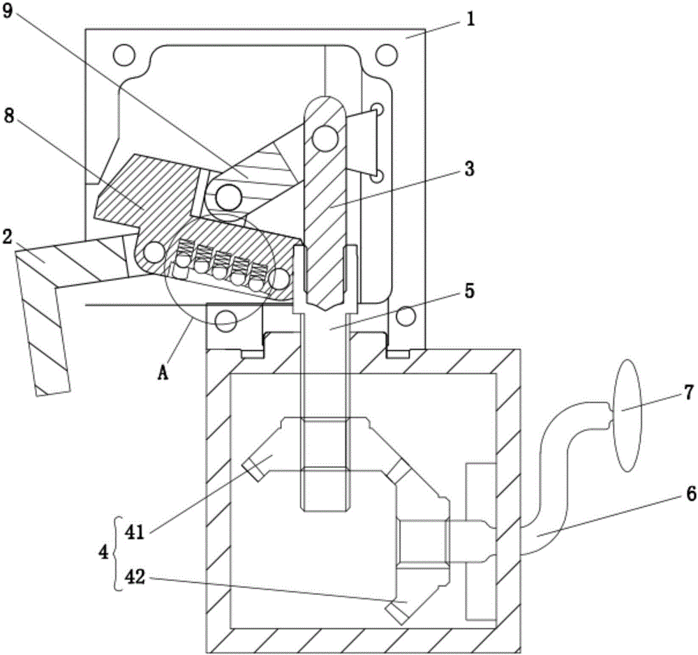 Machining rocker arm type clamp device