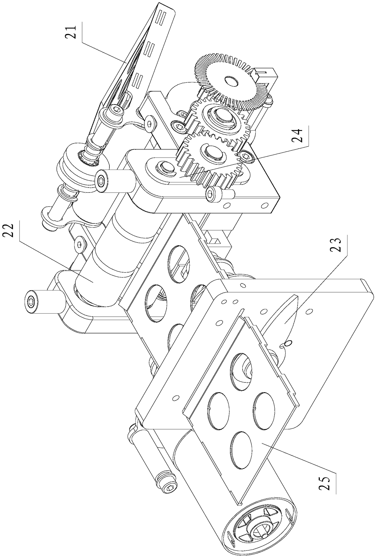 An automatic banknote binding machine