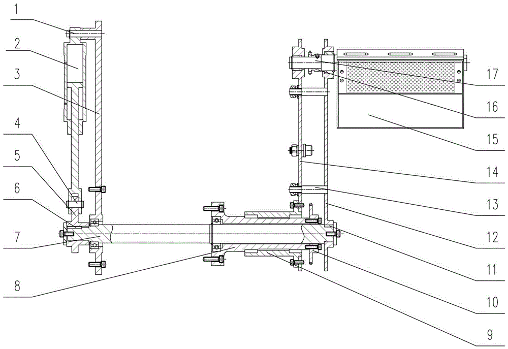 Self-rotating automatic material receiver