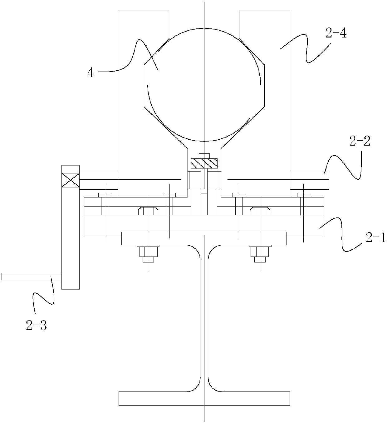 Assembling and welding tool for air transportation roller