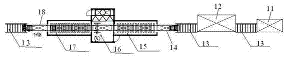 Metal surface treatment device and metal surface treatment method