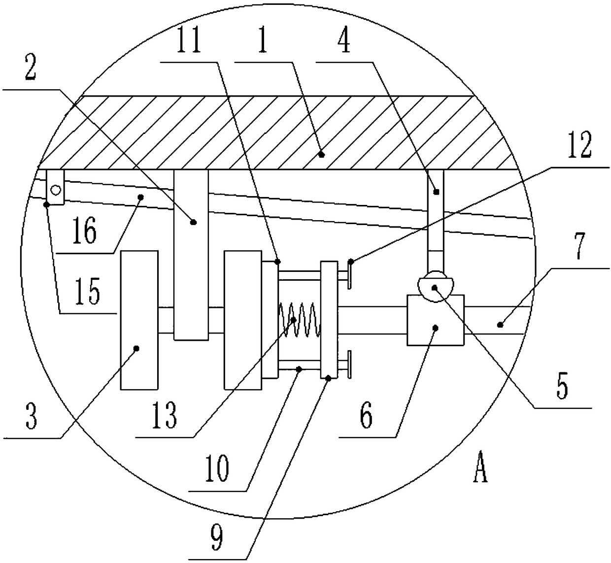 Supporting frame convenient for moving display