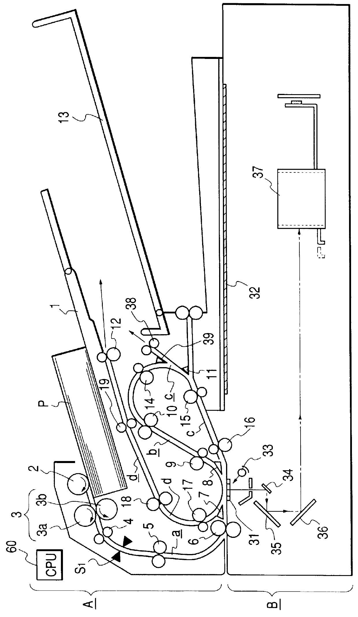 Sheet conveying apparatus with interval control